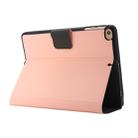 For iPad mini 5 / 4 / 3 / 2 / 1 Electric Pressed Texture Horizontal Flip Leather Case with Holder & Pen Slot(Grapefruit Pink) - 5