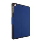 For iPad mini 5 / 4 / 3 / 2 / 1 Electric Pressed Texture Horizontal Flip Leather Case with Holder & Pen Slot(Navy Blue) - 4
