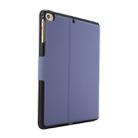 For iPad mini 5 / 4 / 3 / 2 / 1 Electric Pressed Texture Horizontal Flip Leather Case with Holder & Pen Slot(Lavender Gray) - 4