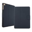 For iPad mini 5 / 4 / 3 / 2 / 1 Electric Pressed Texture Horizontal Flip Leather Case with Holder & Pen Slot(Charcoal Gray) - 1