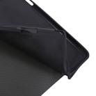 For iPad mini 5 / 4 / 3 / 2 / 1 Electric Pressed Texture Horizontal Flip Leather Case with Holder & Pen Slot(Charcoal Gray) - 3