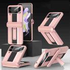 For Samsung Galaxy Z Flip4 GKK Magnetic Fold Shockproof Protective Phone Case(Pink) - 1