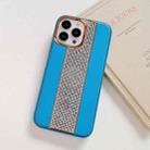 For iPhone 14 Electroplating Diamond Protective Phone Case(Royal Blue) - 1