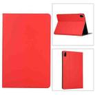 For Xiaomi Redmi Pad 10.61 Voltage Elastic Texture Flip Tablet Leather Case(Red) - 1