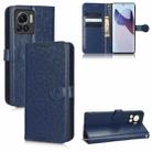 For Motorola Moto Edge 30 Ultra / Moto X30 Pro Honeycomb Dot Texture Leather Phone Case(Blue) - 1