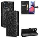 For Motorola Moto S30 Pro 5G Honeycomb Dot Texture Leather Phone Case(Black) - 1