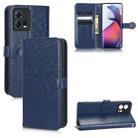 For Motorola Moto S30 Pro 5G Honeycomb Dot Texture Leather Phone Case(Blue) - 1