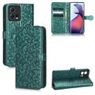 For Motorola Moto S30 Pro 5G Honeycomb Dot Texture Leather Phone Case(Green) - 1