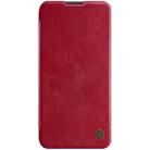 For Huawei nova 7i NILLKIN QIN Series Crazy Horse Texture Horizontal Flip Leather Case With Card Slot(Red) - 1