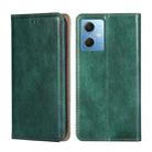 For Xiaomi Redmi Note 12 China Gloss Oil Solid Color Magnetic Leather Phone Case(Green) - 1