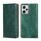 For Xiaomi Redmi Note 12 Pro+ China Gloss Oil Solid Color Magnetic Leather Phone Case(Green) - 1