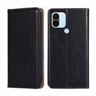 For Xiaomi Redmi A1+ 4G Gloss Oil Solid Color Magnetic Leather Phone Case(Black) - 1