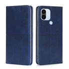 For Xiaomi Redmi A1+ 4G Cow Texture Magnetic Leather Phone Case(Blue) - 1