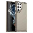 For Samsung Galaxy S22 Ultra 5G Candy Series TPU Phone Case(Transparent Grey) - 1