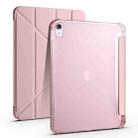 For iPad 10th Gen 10.9 2022 Four-corner Airbag Deformation Tablet Leather Case(Pink) - 1