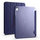 For iPad 10th Gen 10.9 2022 Four-corner Airbag Deformation Tablet Leather Case(Dark Blue) - 1