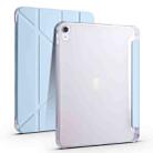 For iPad 10th Gen 10.9 2022 Four-corner Airbag Deformation Tablet Leather Case (Ice Blue) - 1