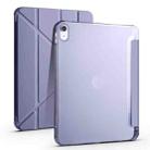 For iPad 10th Gen 10.9 2022 Four-corner Airbag Deformation Tablet Leather Case(Purple) - 1