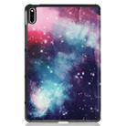 For Huawei MatePad 10.4 inch Painted Pattern Anti-fall Horizontal Flip Tablet PC Protective Leather Case with Bracket(Milky Way Nebula) - 3