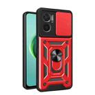 For Xiaomi Redmi 10 5G Sliding Camera Design TPU + PC Phone Case(Red) - 1