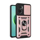 For Xiaomi Redmi 10 5G Sliding Camera Design TPU + PC Phone Case(Rose Gold) - 1