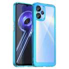 For Realme 10 5G Colorful Series Acrylic + TPU Phone Case(Transparent Blue) - 1