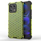 For Xiaomi 13 Shockproof Honeycomb PC + TPU Phone Case(Green) - 1