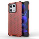 For Xiaomi 13 Pro Shockproof Honeycomb PC + TPU Phone Case(Red) - 1