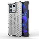 For Xiaomi 13 Pro Shockproof Honeycomb PC + TPU Phone Case(White) - 1