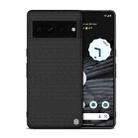 For Google Pixel 7 Pro 5G NILLKIN 3D Textured PC + TPU Shockproof Phone Case(Black) - 1