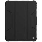 For iPad 10th Gen 10.9 2022 NILLKIN Bumper Pro Leather Tablet Case with Pen Slot & Sleep / Wake-up Function(Black) - 1