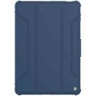 For Xiaomi Pad 5 Pro 12.4 inch NILLKIN Bumper Pro Leather Tablet Case with Pen Slot & Sleep / Wake-up Function(Blue) - 1