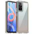 For Xiaomi Redmi Note 11 Candy Series TPU Phone Case(Transparent Grey) - 1