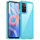 For Xiaomi Redmi Note 11 Candy Series TPU Phone Case(Transparent Blue) - 1