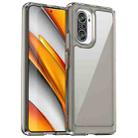 For Xiaomi Poco F3 Candy Series TPU Phone Case(Transparent Grey) - 1