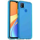 For Xiaomi Redmi 9 India Candy Series TPU Phone Case(Transparent Blue) - 1