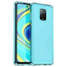 For Xiaomi Redmi Note 9 Pro 4G Candy Series TPU Phone Case(Transparent Blue) - 1