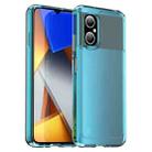 For Xiaomi Poco M4 5G Candy Series TPU Phone Case(Transparent Blue) - 1