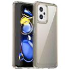 For Xiaomi Redmi K50i Candy Series TPU Phone Case(Transparent Grey) - 1