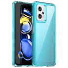 For Xiaomi Redmi K50i Candy Series TPU Phone Case(Transparent Blue) - 1