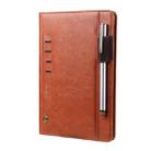 For iPad Mini 4 & 3 & 2 & 1 CMai2 Tmall Kaka Litchi Texture Horizontal Flip Leather Case with Holder & Card Slot & Photo Frame & Pen Slot(Brown) - 1