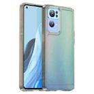 For OPPO Find X5 Lite Candy Series TPU Phone Case(Transparent Grey) - 1