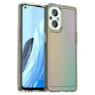 For OPPO Reno7 Lite Candy Series TPU Phone Case(Transparent Grey) - 1