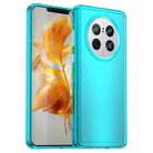 For Huawei Mate 50 Pro Candy Series TPU Phone Case(Transparent Blue) - 1