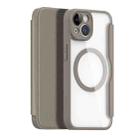 For iPhone 14 / iPhone 13 DUX DUCIS Skin X Pro Series Magsafe PC + TPU Phone Leather Case(Beige) - 1