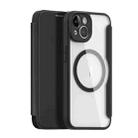 For iPhone 14 / iPhone 13 DUX DUCIS Skin X Pro Series Magsafe PC + TPU Phone Leather Case(Black) - 1