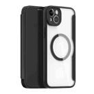 For iPhone 14 Plus DUX DUCIS Skin X Pro Series Magsafe PC + TPU Phone Leather Case(Black) - 1