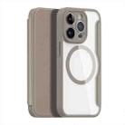 For iPhone 14 Pro DUX DUCIS Skin X Pro Series Magsafe PC + TPU Phone Leather Case(Beige) - 1