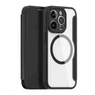 For iPhone 14 Pro DUX DUCIS Skin X Pro Series Magsafe PC + TPU Phone Leather Case(Black) - 1