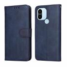 For Xiaomi Redmi A1+ Classic Calf Texture Flip Leather Case(Blue) - 1